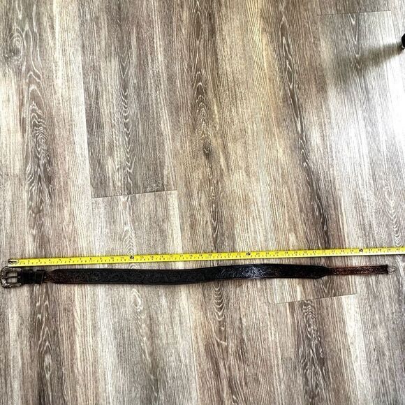 Leegin brown leather silver buckle belt - Picture 7 of 14